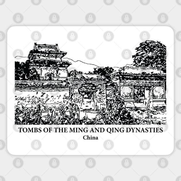 Tombs of the Ming and Qing Dynasties - China Sticker by Lakeric